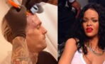 Aaron Carter Just Got A Tattoo Of Rihanna On His Face