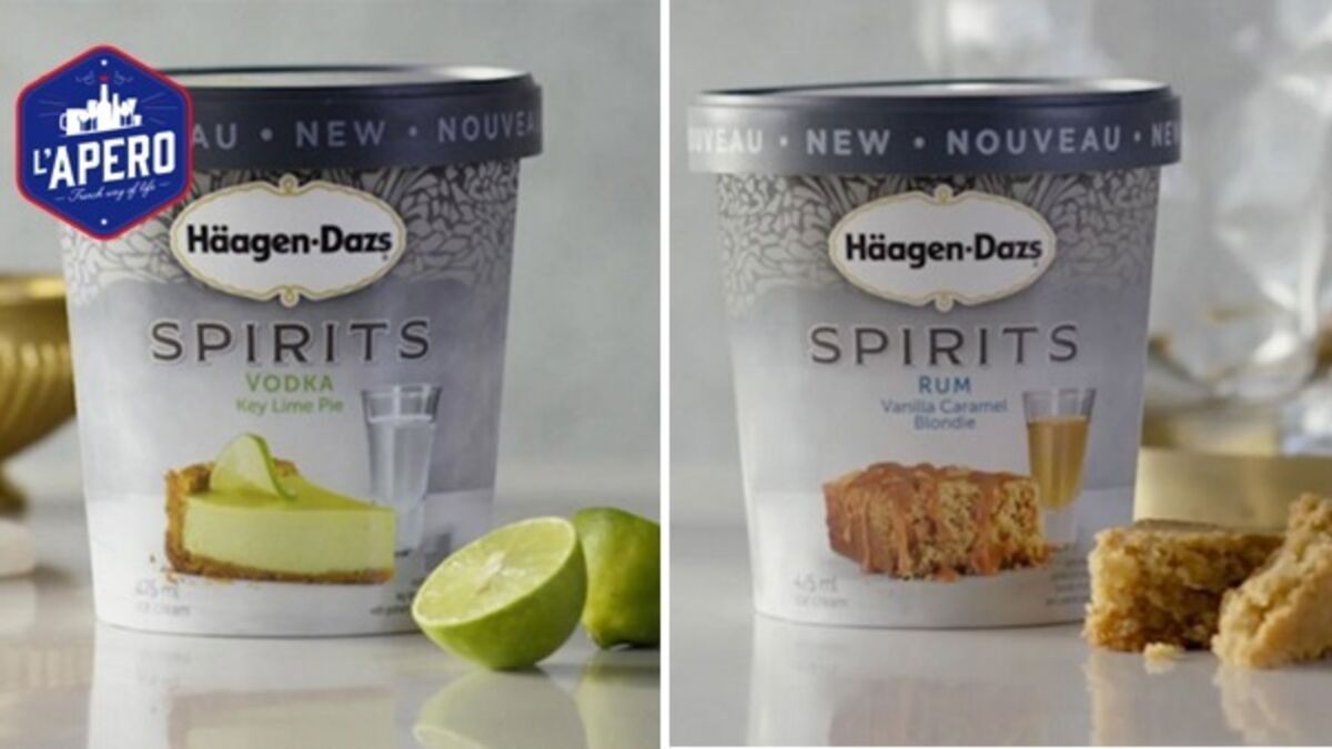 Häagen Dazs sort Spirits : la nouvelle gamme de glaces aux parfums  alcoolisés