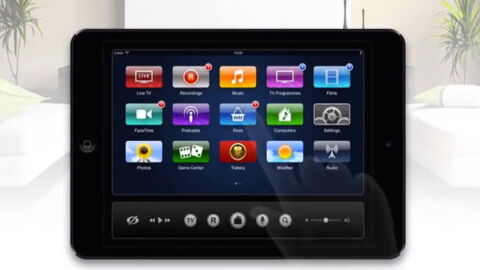 iPad 5 : Dans ce concept d'Apple TV, la tablette se transforme en télécommande