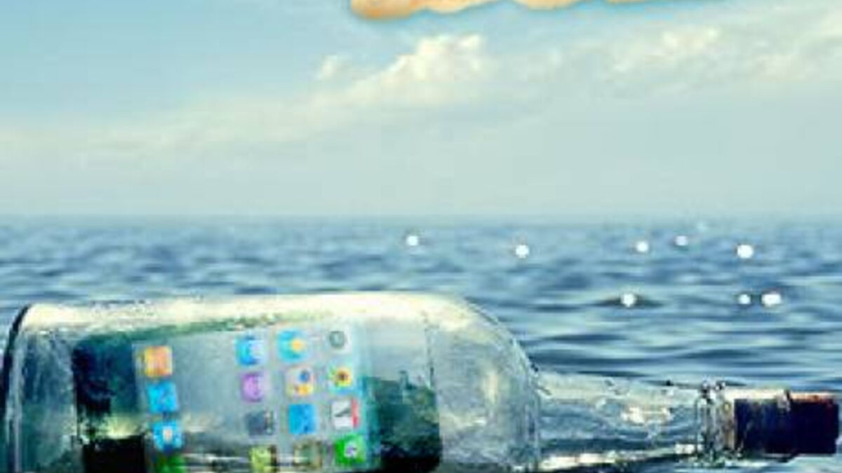 iPhone in a bottle, un smartphone jeté à la mer