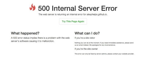 Erreur 500 : qu'est-ce que c'est ?