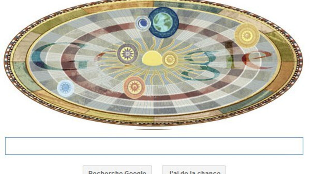 Google Doodle Nicolas Copernic, l