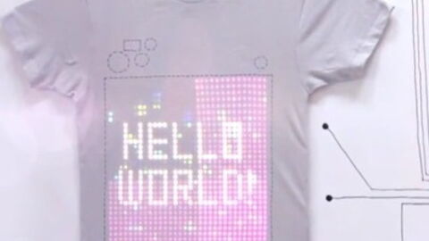 TshirtOS, le t-shirt connecté à Internet