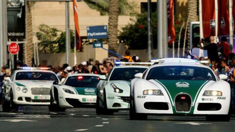 Voici les spectaculaires voitures de police de Dubaï