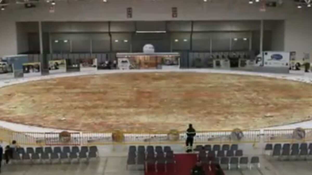 Ottavia, la plus grande pizza du monde est italienne