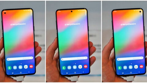 Galaxy S10 : un nouvel écran Infinity-O avec une encoche sur le côté