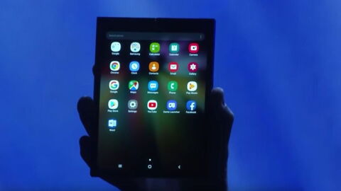 Galaxy X : Samsung a présenté un prototype de son smartphone pliable