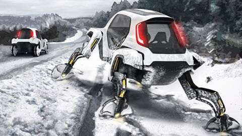 Hyundai a présenté le premier prototype de voiture capable de marcher !