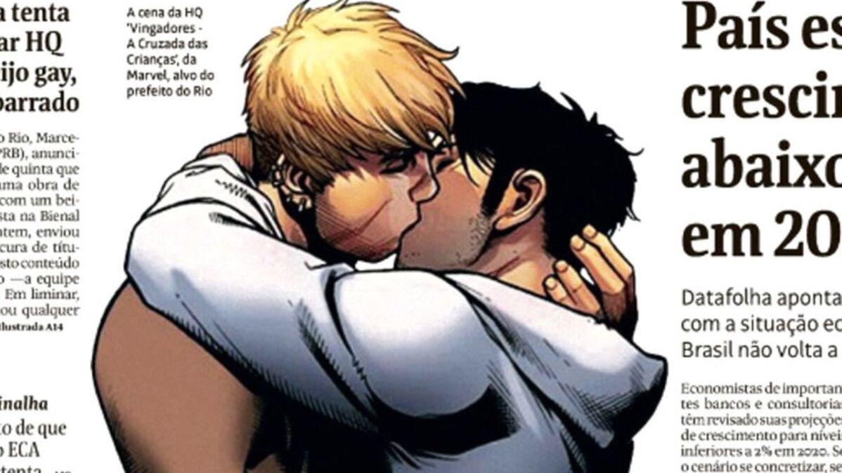 Marvel : le baiser fougueux de deux Avengers gays provoque un tollé au  Brésil