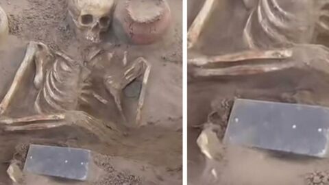 Archéologie : un objet ressemblant à un smartphone découvert dans une tombe vieille de 2.000 ans
