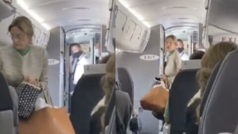 Coronavirus : elle refuse de porter un masque, elle est évacuée de l'avion sous les applaudissements
