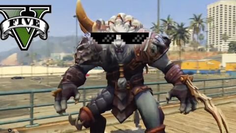 League of Legends: Rengar und Amumu streifen durch Los Santos