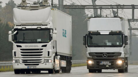 Uralt-Technik soll Elektro-LKW auf deutsche Autobahnen bringen