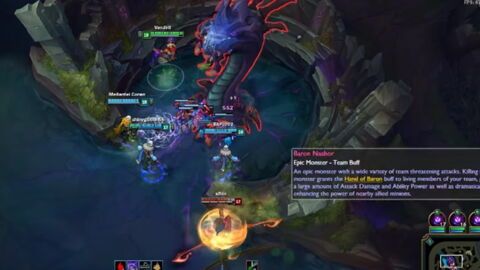 League of Legends: Wenn 5 Malzahars auf den Baron Nashor treffen