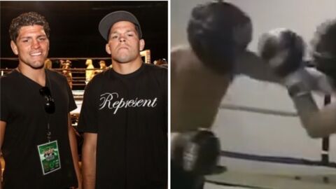 Nick und Nate Diaz boxen gegeneinander