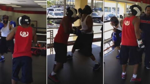 20-jähriger Street Fighter fordert einen 15-jährigen Amateurboxer heraus