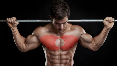 Orientiert euch beim Training der Brustmuskeln am Brustbein