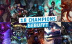League of Legends: Mit dem kommenden Patch wird es Buffs geben, die den Schaden von fast 20 Champions betreffen