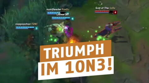 League of Legends: Lucian triumphiert im 1on3