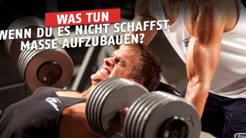 So schaffst du es endlich, Muskelmasse aufzubauen!
