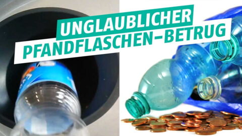 Pfandflaschenbetrüger ergaunert 44.000 Euro