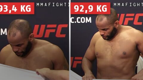 Große Polemik um das Gewicht von Daniel Cormier: Er nimmt 500 Gramm in 2 Minuten ab!