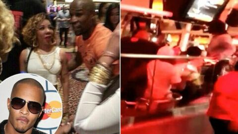 Floyd Mayweather kämpft gegen den Rapper T.I.
