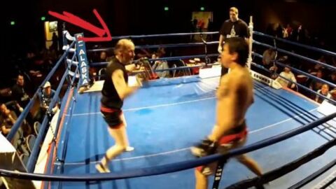 Er schlägt mit 62 Jahren einen halb so alten Boxer K.o.!