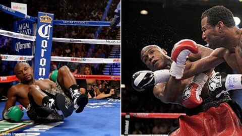 Floyd Mayweather stand 5 Mal am Rand einer Niederlage