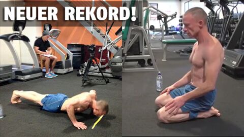 Neuer Rekord: Findet raus, wie viele Liegestütze dieser Mann in einer Stunde schafft