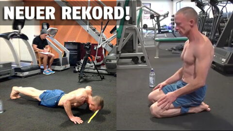 Neuer Rekord: Findet raus, wie viele Liegestütze dieser Mann in einer Stunde schafft