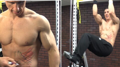 Ein super Tipp, um die schrägen Bauchmuskeln beim Bauchmuskeltraining anzuvisieren