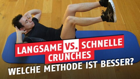 Schnell oder langsam? Welche Geschwindigkeit ist besser, wenn ihr steinharte Bauchmuskeln wollt?