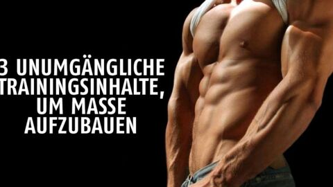 3 Dinge, die man nicht vergessen sollte, wenn man schnell Muskeln aufbauen will