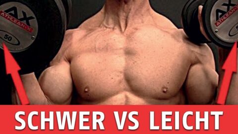 Leichte vs. schwere Gewichte: Welche Entscheidung sollte man beim Training fällen?