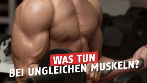 Ein Arm oder ein Muskel ist dicker als der andere - was tun?