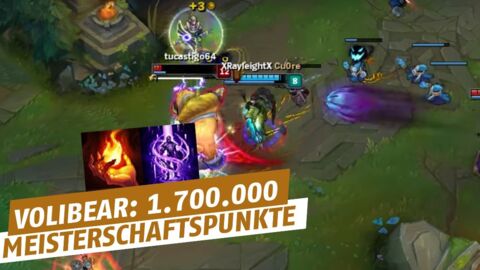League of Legends: Ein Bronze-5-Spieler hat die meisten Meisterschaftspunkte mit Volibear