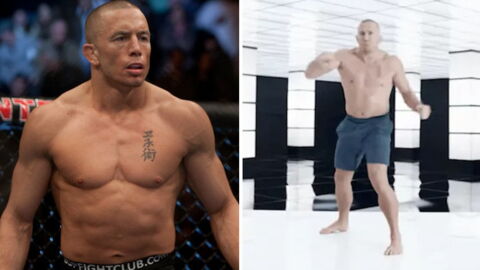 Georges St-Pierre sieht vor seinem Kampf gegen Michael Bisping etwas zu kräftig aus