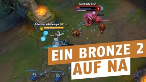 League of Legends: Seine schönsten Aktionen auf Bronze 2 im Mix