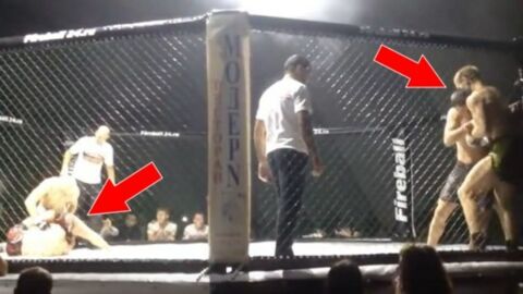 2-gegen-2-MMA-Kampf endet auf spektakuläre Weise