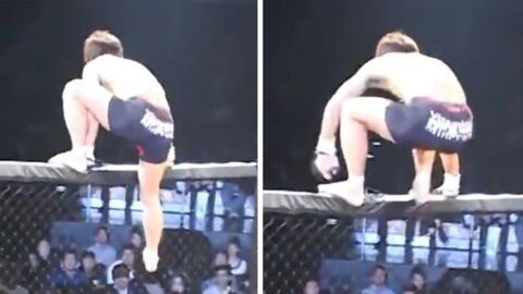 MMA: Kämpfer misslingt Salto