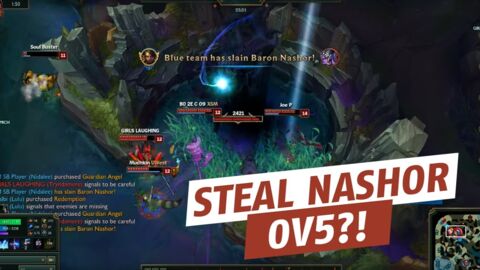 League of Legends: Im 0on5! Der unmöglichste Nashor-Steal der Geschichte