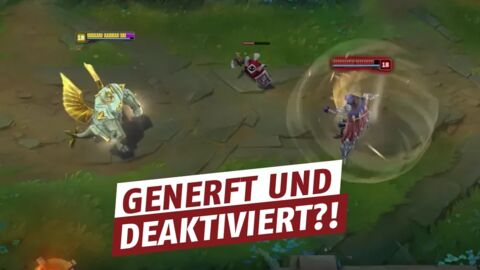 League of Legends: Galio ist für die Profis generft und deaktiviert