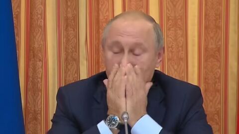 So reagiert Wladimir Putin auf einen Ausrutscher seines Ministers