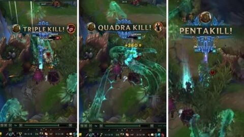 League of Legends: Illaoi mit einem ultraheftigen Pentakill im 1on5