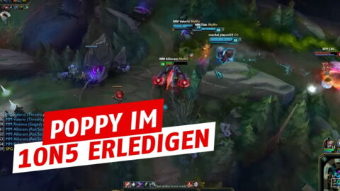 League of Legends: Wie lange braucht man, um Poppy im 1on5 zu töten?