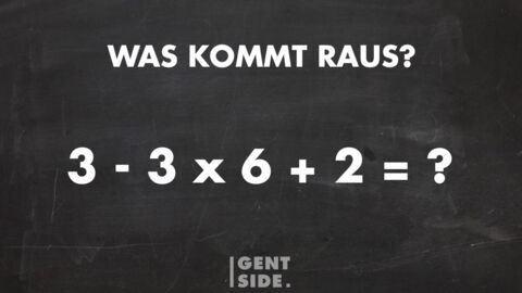 Mathe-Rätsel: Löse diese Gleichung