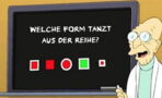 Logik-Rätsel: Welche Form fällt hier aus der Reihe?