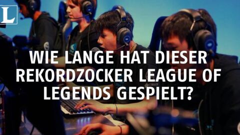Wie lange hat dieser Rekordzocker League of Legends gespielt?