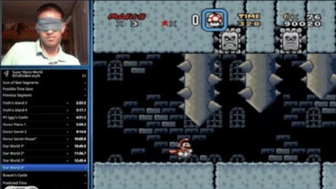 Super Mario World: Ein Spieler stellt mit verbundenen Augen einen neuen Speedrun-Rekord auf